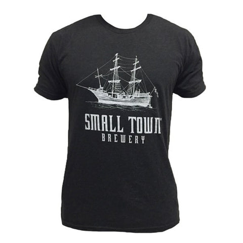 SMALL TOWN BREWERY CHARCOAL BLACK TEE