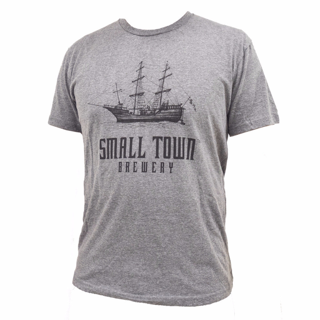 SMALL TOWN BREWERY GREY TEE